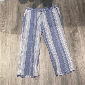 Wide Leg Linen Pants